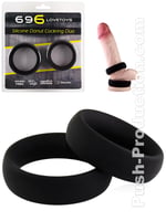 Silicone Donut Cockring Duo