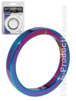 Push Steel - High Polished Rainbow Cockring - 8mm