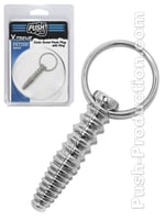 Push Xtreme Fetish - Conic Screw Penis Plug With Ring