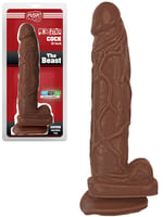 Push Monster Cock - The Beast 12 inch Brown