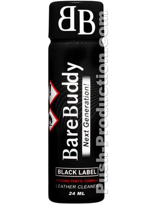 BAREBUDDY BLACK LABEL tall bottle