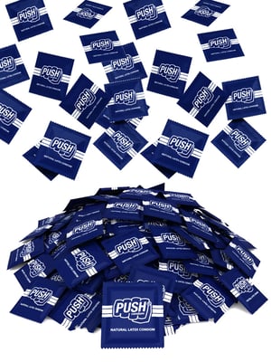 100 pieces of PUSH condoms