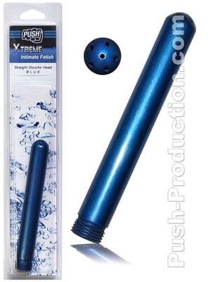 Push Xtreme - Straight Douche Head - Blue